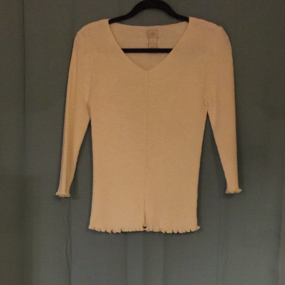 J.Jill Tan Cotton Sweater ON SALE